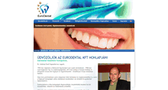 Desktop Screenshot of europadental.hu